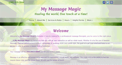 Desktop Screenshot of mymassagemagic.com